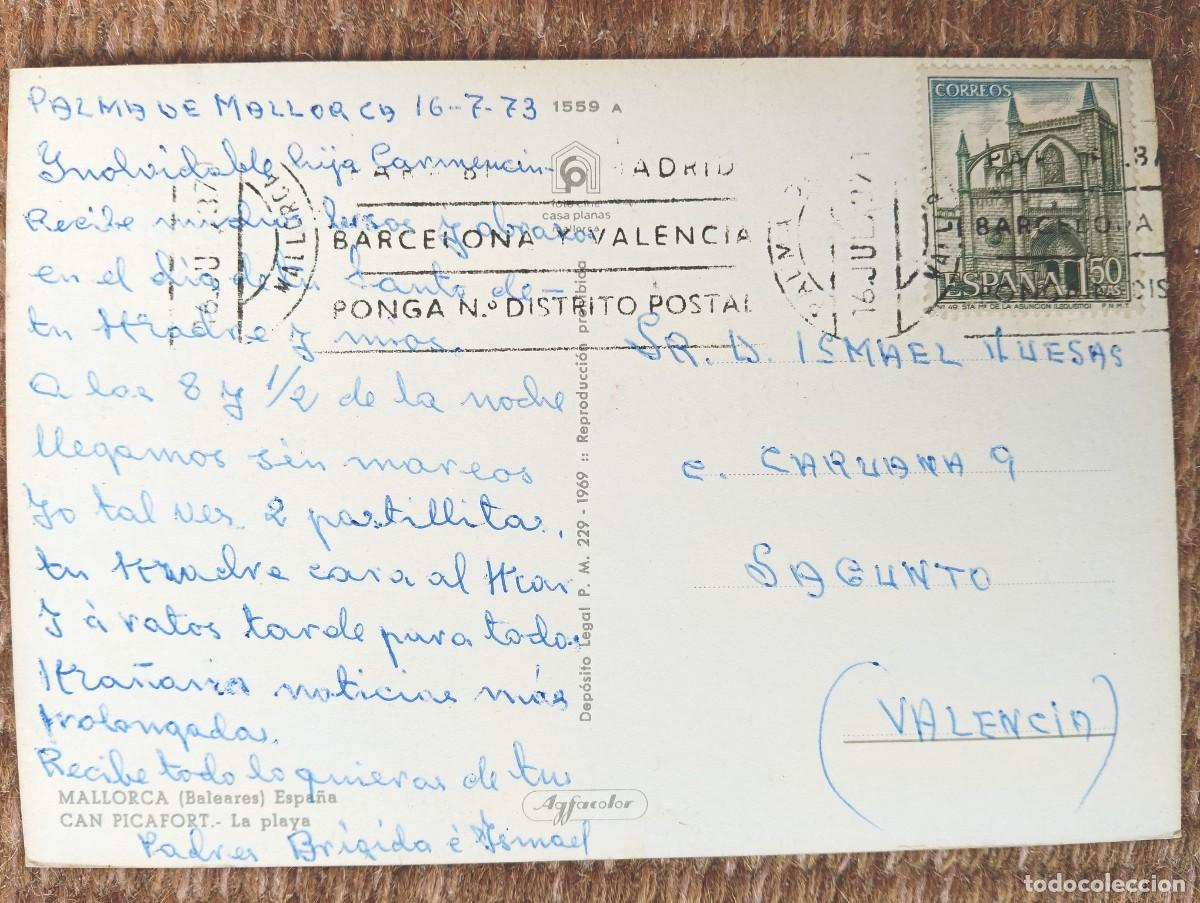 Postales: CAN PICAFORT - MALLORCA - ED. CASA PLANAS - Foto 2
