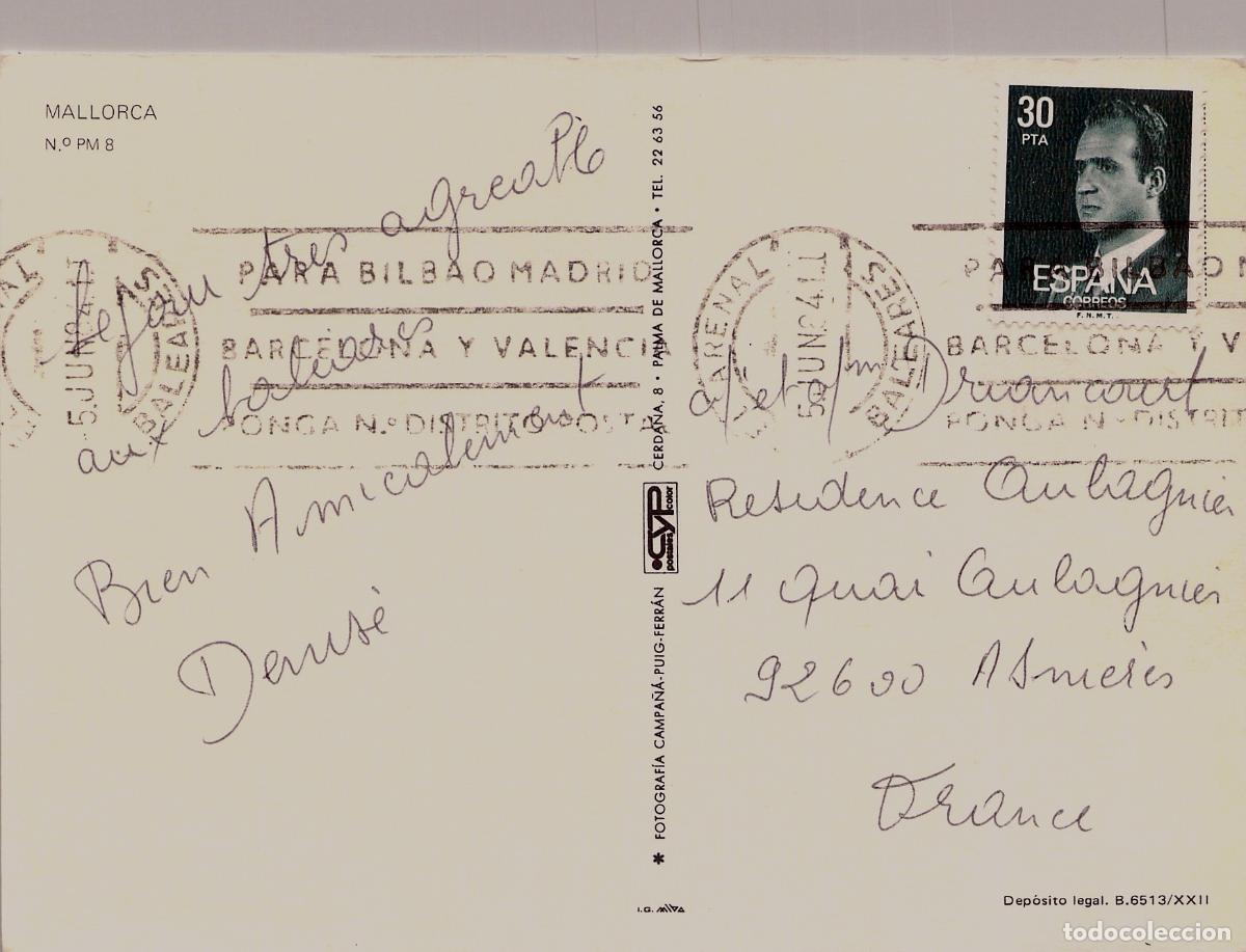 Postales: Postal de Mallorca con Mapa e Im&aacute;genes de Palma y Costa - Foto 2