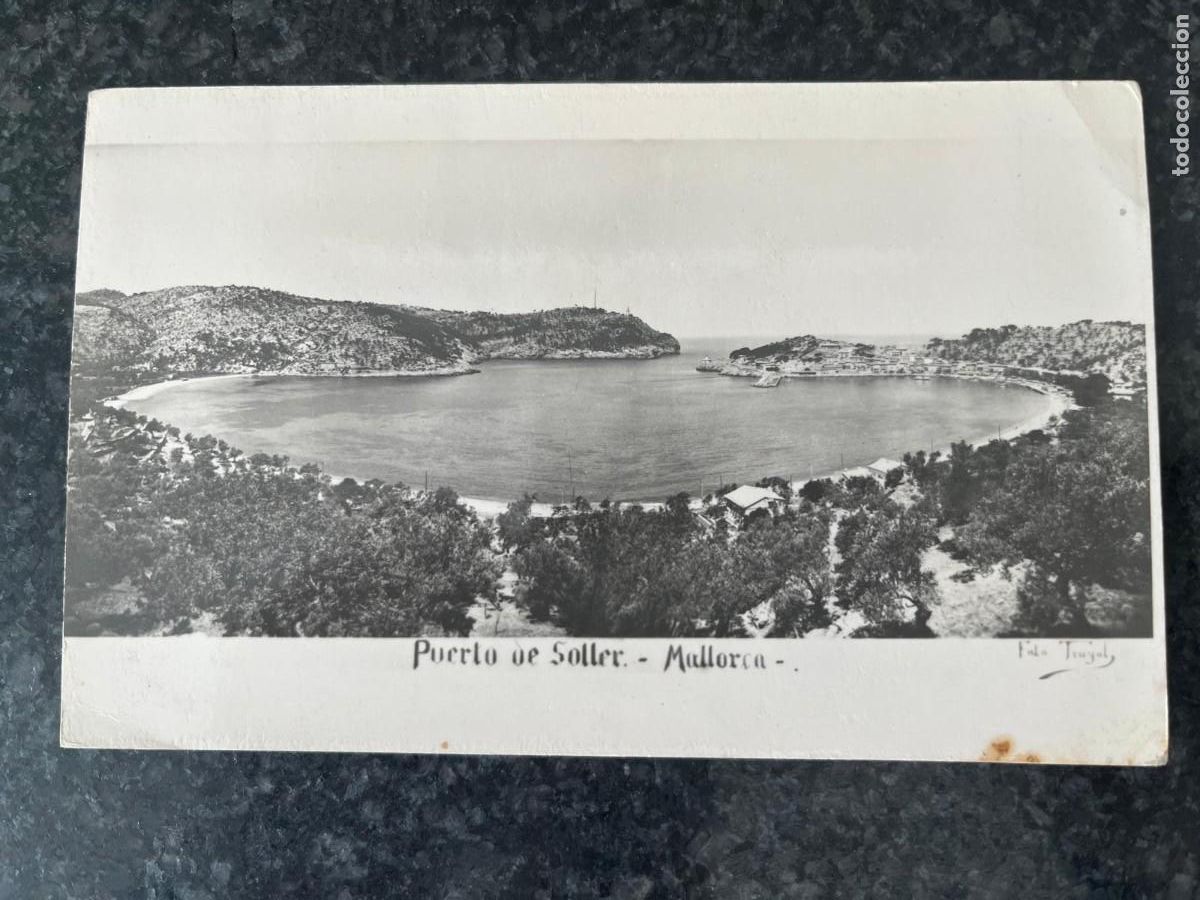 Postales: Puerto de Soller Mallorca circulada 1950 - Foto 1
