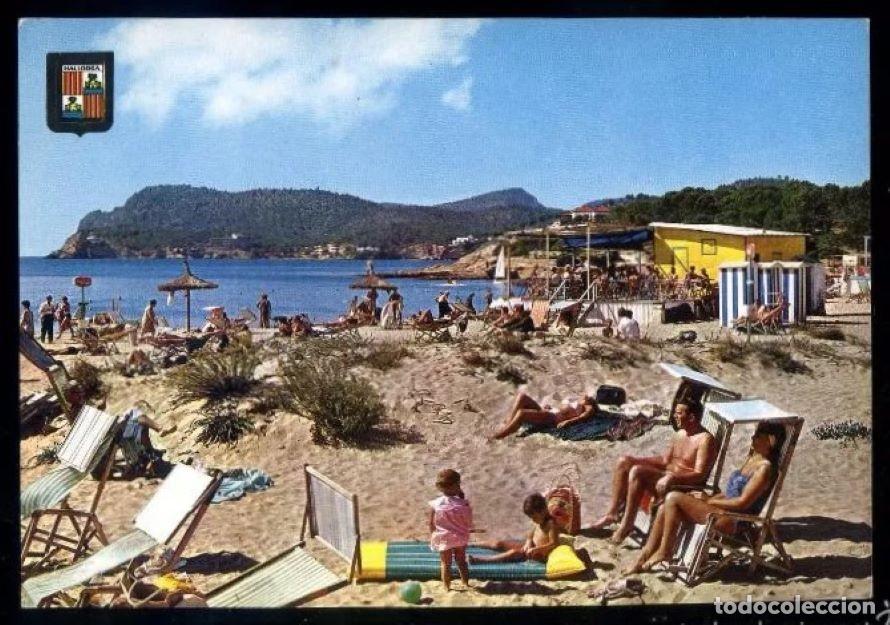 Cartes Postales: Calvi&agrave;. Peguera *Detalle de la playa* Ed. Fisa n&ordm; 1638. Nueva.