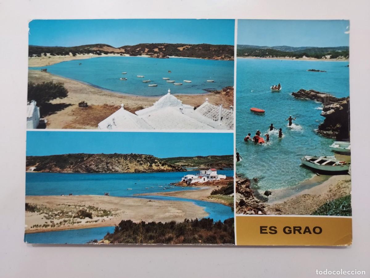 Postales: POSTAL MENORCA ES GRAO PLAYAS. 1966. SIN CIRCULAR - Foto 1