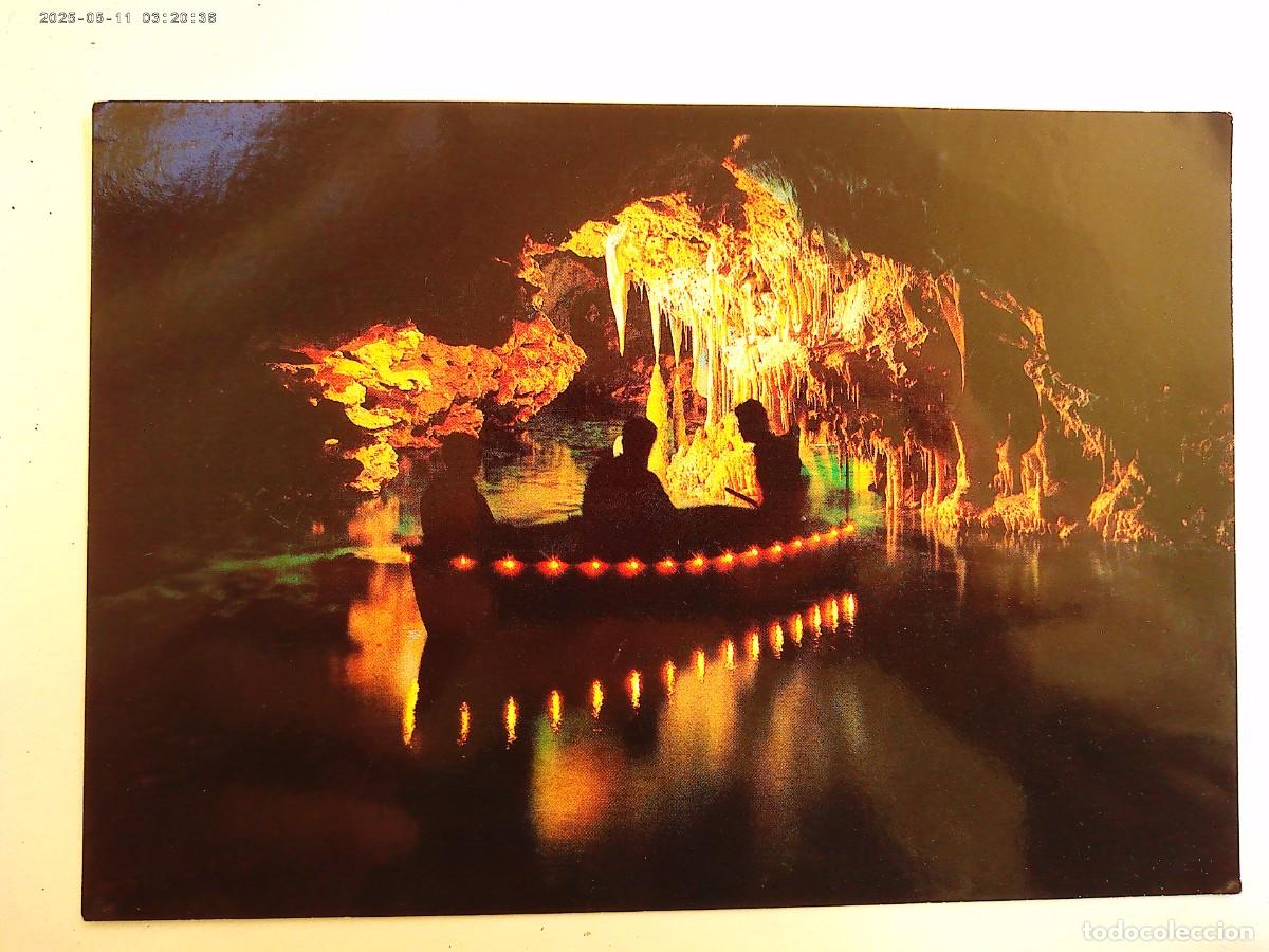 Cartoline: POSTAL DE MALLORCA : CUEVAS DELS HAMS , CONCIERTO EN EL LAGO MAR DE VENECIA