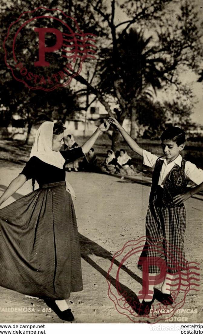 Postales: VALLDEMOSA DANZAS T&Iacute;PICAS ROTGER - A. ZERKOWITZ - Foto 1