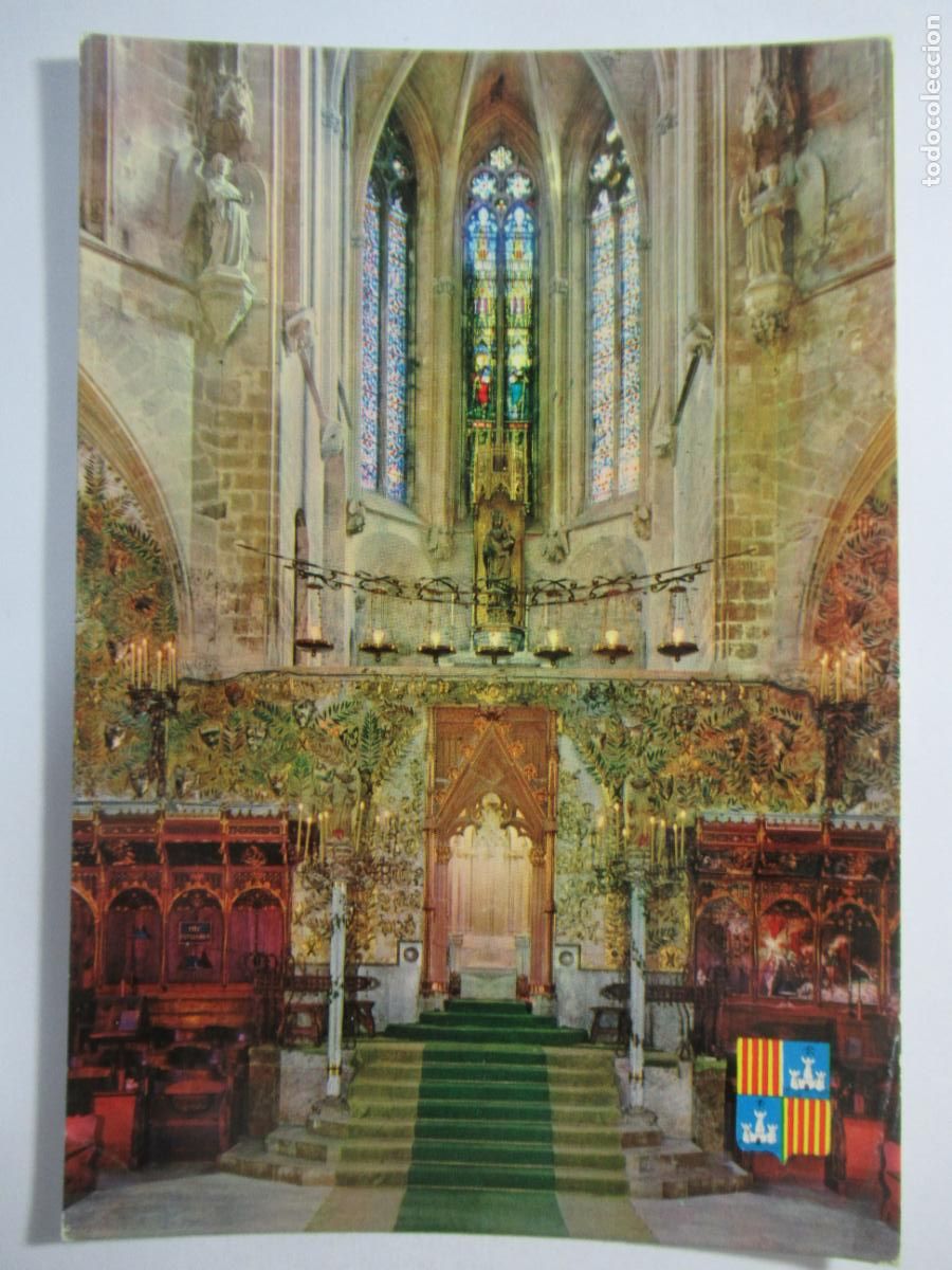 Postales: Palma de Mallorca - La Catedral. Interior - S/C