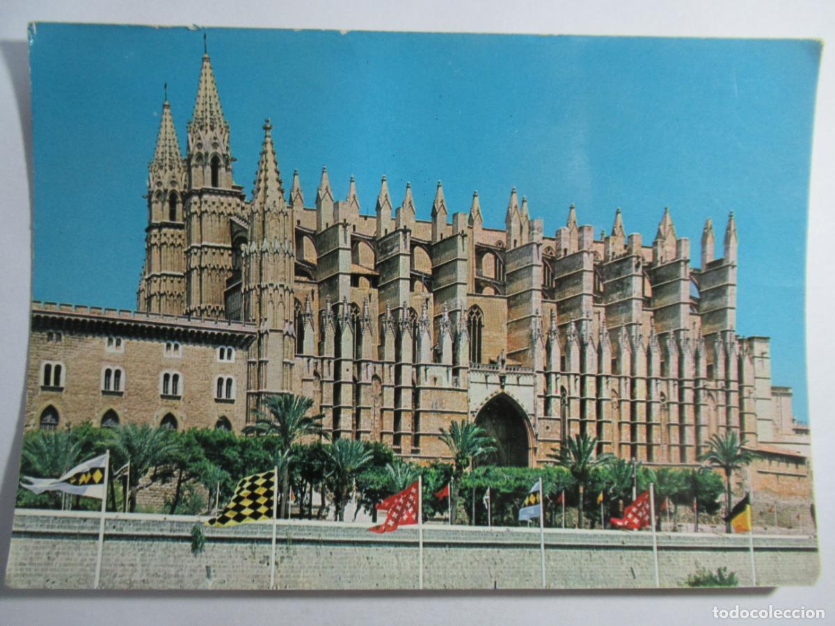Postales: Palma de Mallorca - La Catedral - Escrita - Foto 1