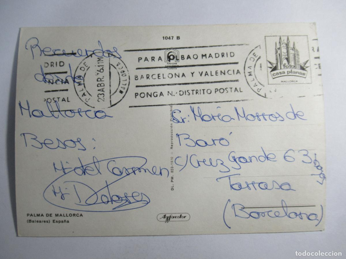 Postales: Palma de Mallorca - Diversos aspectos - Escrita - Foto 2