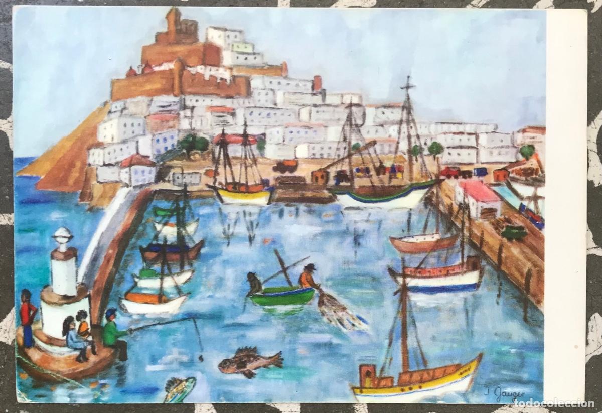 Postales: Postal na&iuml;f de Ibiza - A&ntilde;os 70 - Ingeborg Gauger - Sin circular