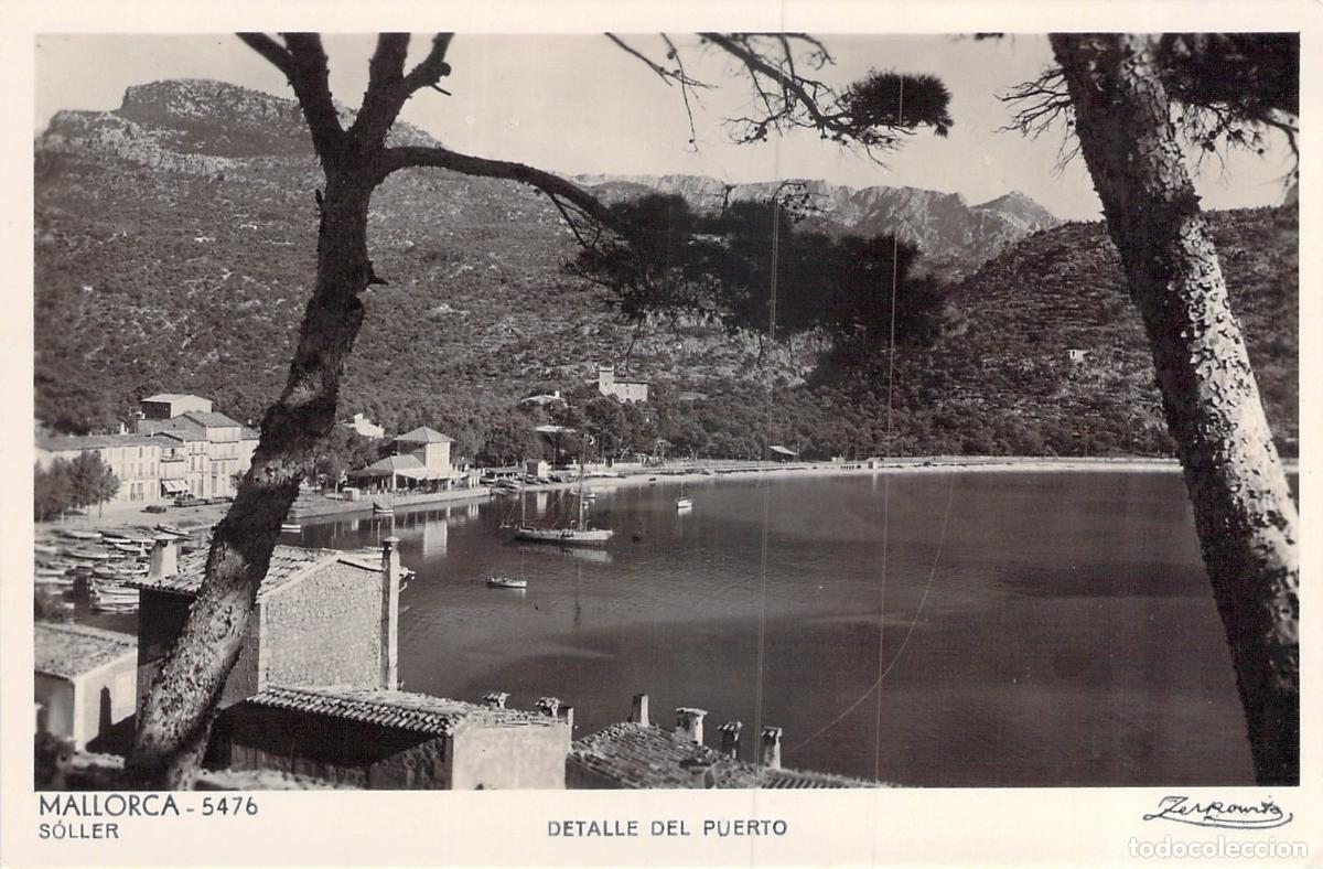 Postales: Postal Detalle del Puerto de S&oacute;ller Mallorca Fotograf&iacute;a Zerkowitz