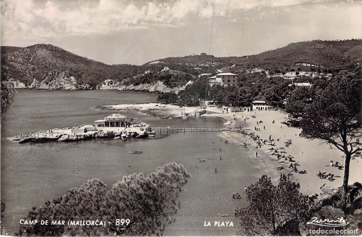 Postales: Postal de la Playa de Camp de Mar, Mallorca - Foto 1