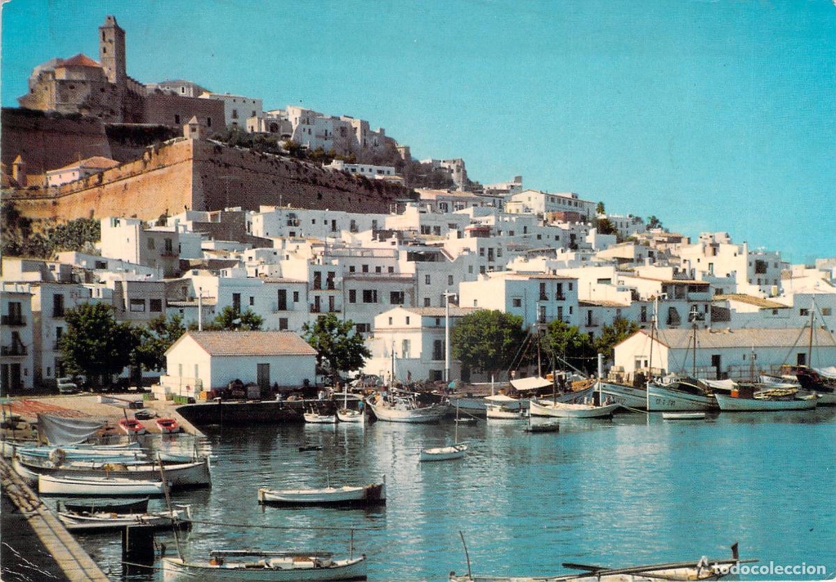 Postales: Postal de Ibiza Vista Panor&aacute;mica de Dalt Vila y el Puerto