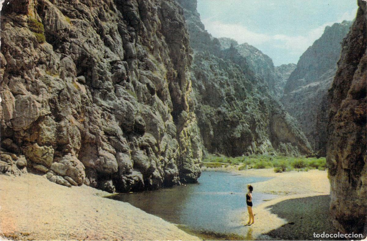 Postales: Postal de Mallorca: Torrente de Pareis en Sa Calobra