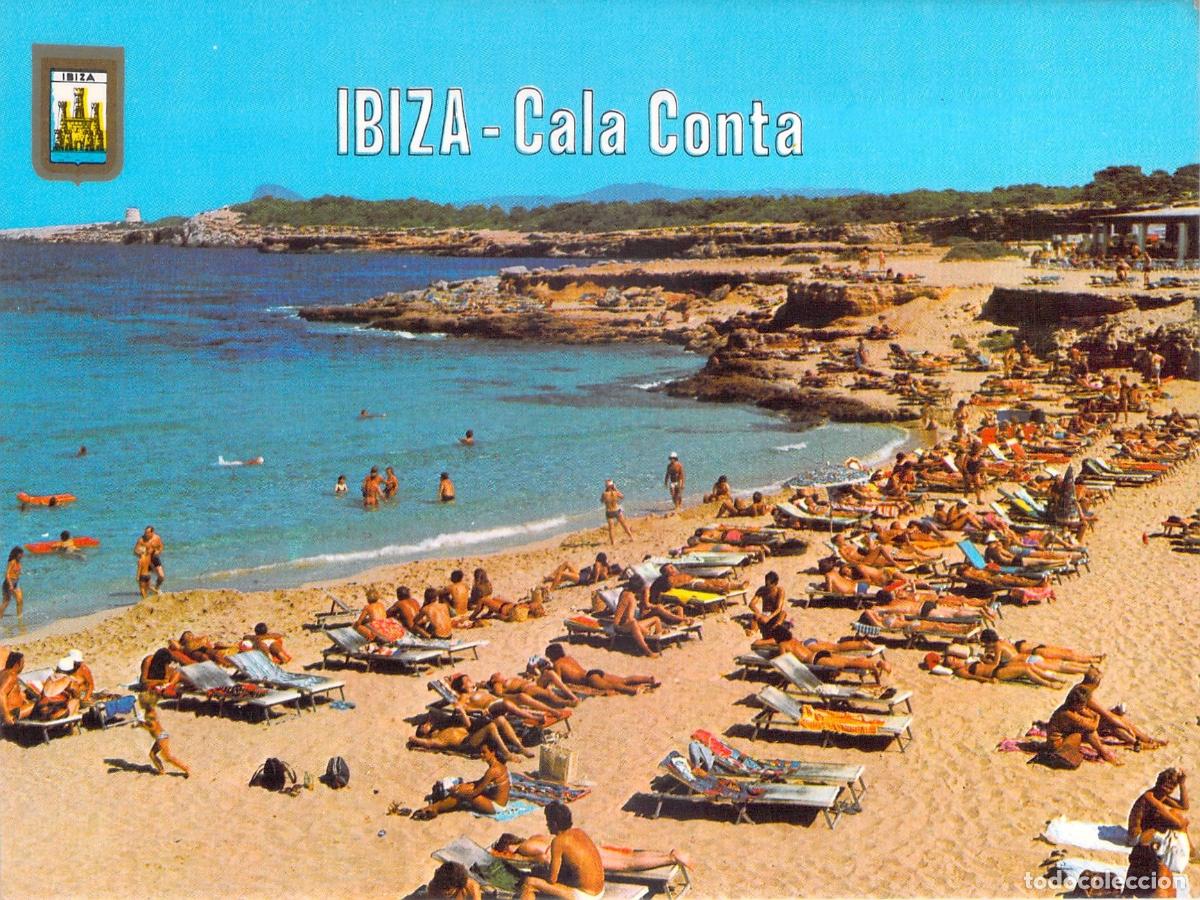 Postales: Postal de Cala Conta en Ibiza, Islas Baleares