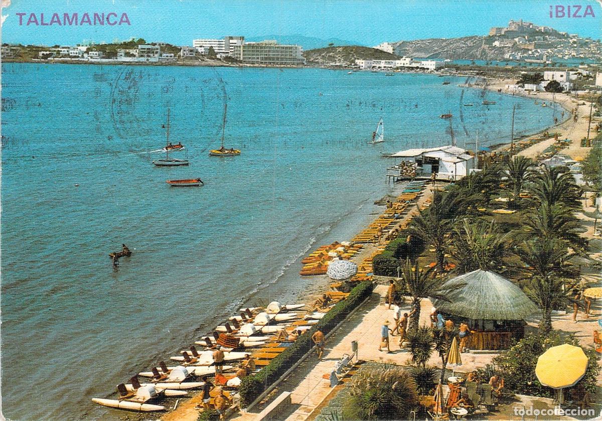 Postales: Postal de Playa de Talamanca en Ibiza, Islas Baleares