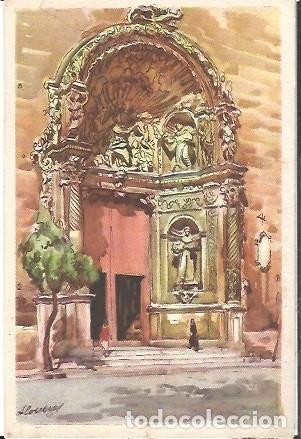 Postales: ANTIGUA POSTAL LLOVERAS FACHADA DE SAN FRANCISO PALMA DE MALLORCA SERIE A 17 ARCHI ARTE