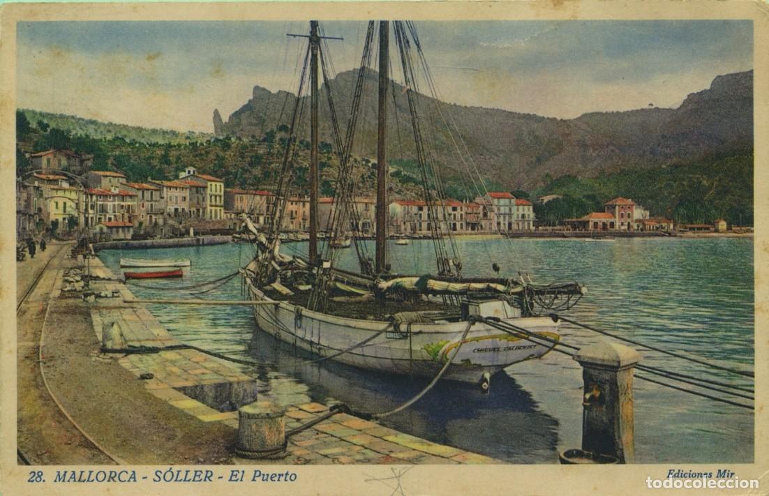 Postales: N&ordm; 28-S&Oacute;LLER. Mallorca. El Puerto. EDICIONES MIR - Foto 1