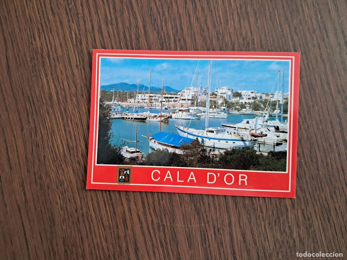 Postales: postal de Espa&ntilde;a, puerto deportivo, Cala D'Or, Mallorca n&ordm; 3475, escudo de oro.
