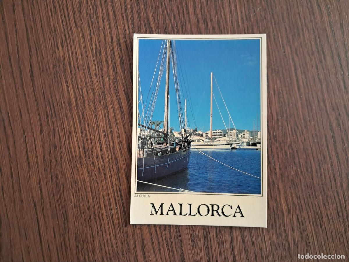 Postales: postal de Espa&ntilde;a, puerto de Alcudia, Mallorca n&ordm; M-124, a&ntilde;o 1989.