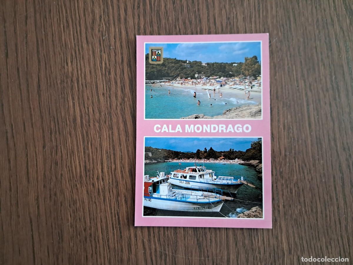 Postales: postal de Espa&ntilde;a, Cala Mondrag&oacute;, Mallorca n&ordm; 3550. escudo de oro.