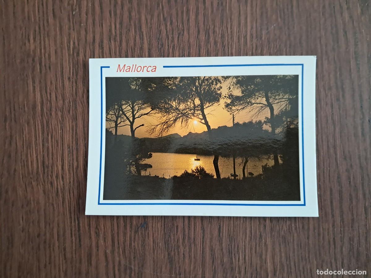 Postales: postal de Espa&ntilde;a, atardecer, Mallorca, a&ntilde;o 1989.
