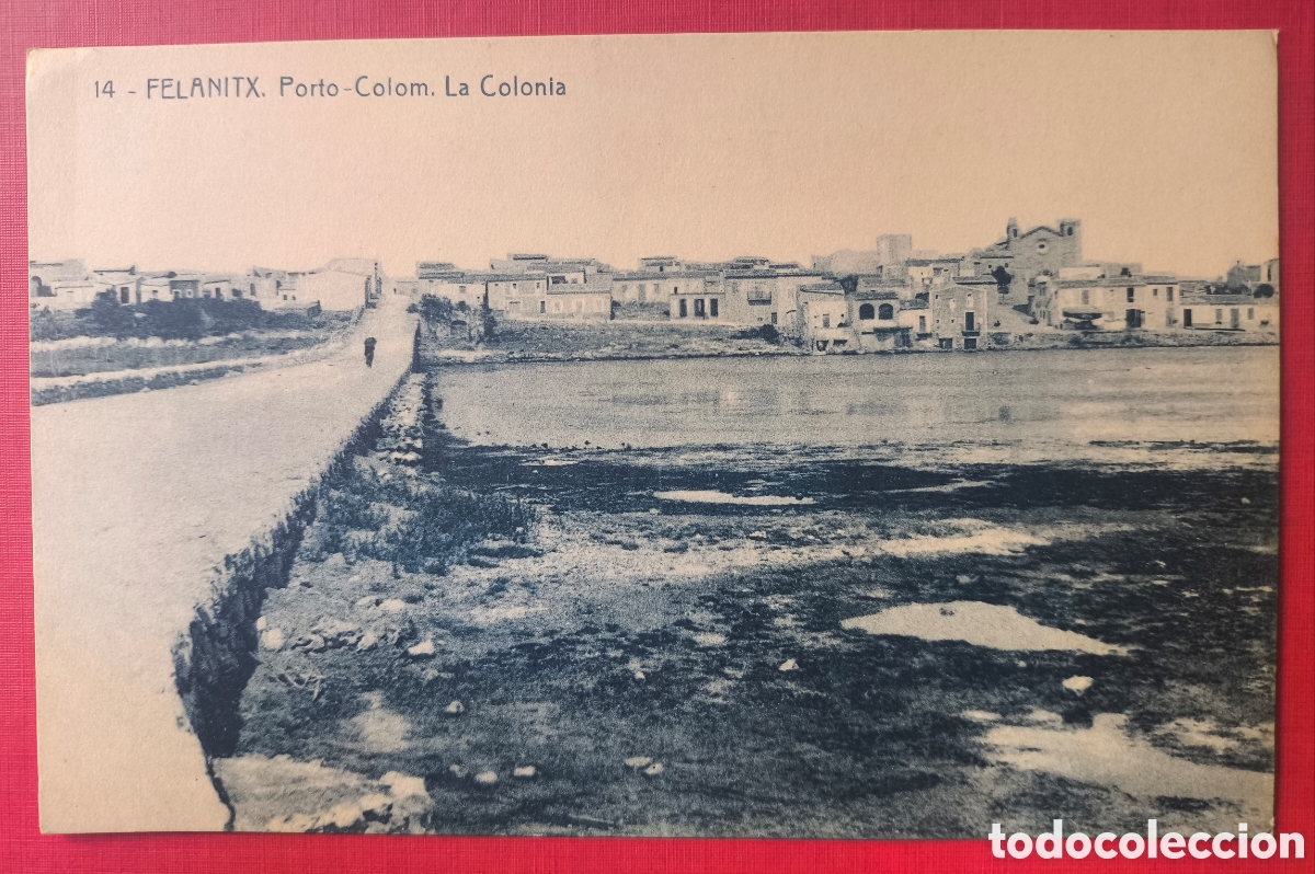 Postales: FELANITX PORTCOLOM LA COL&Ograve;NIA POSTAL FOTOTIPIA MIGJORN MALLORCA C. 1920