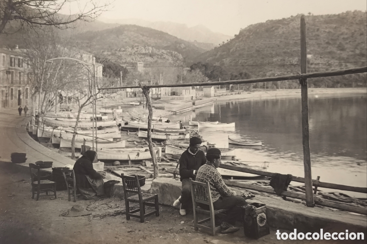 Postales: S&Oacute;LLER PORT POSTAL FOTOGR&Aacute;FICA ANIMADA BALEARS C. 1955