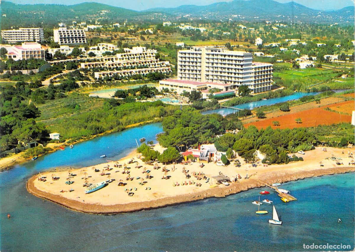 Postales: Postal de Santa Eulalia del R&iacute;o, Ibiza - Vista A&eacute;rea y Hoteles
