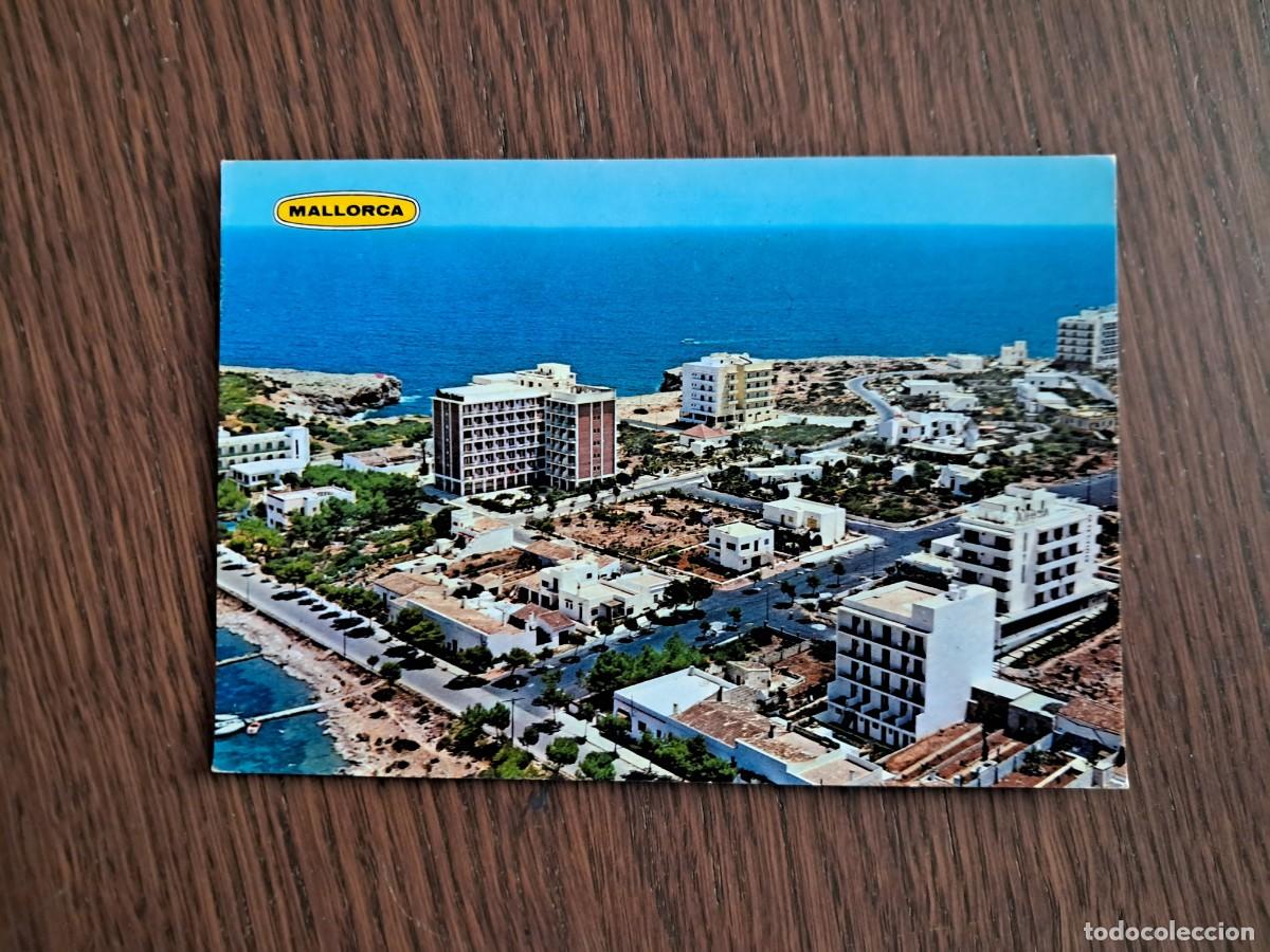 Postales: postal de Espa&ntilde;a, vista a&eacute;rea Porto Colom, Felanitx. Mallorca, a&ntilde;o 1969.