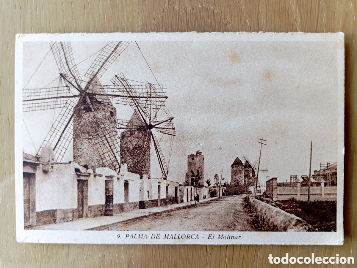 Postales: POSTAL PALMA DE MALLORCA EL MOLINAR HUECOGRABADO MUMBR&Uacute; 9
