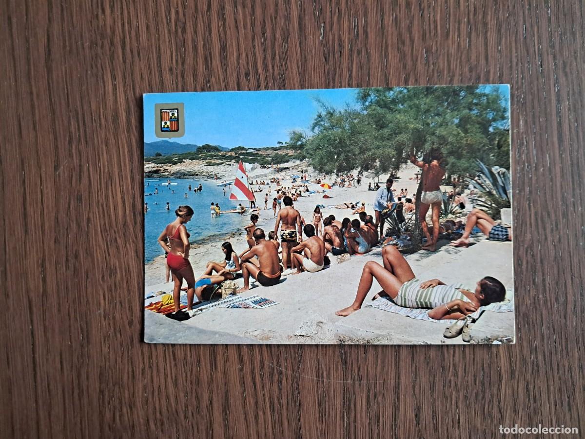 Postales: postal de Espa&ntilde;a, Playa del arenal, Porto Colom, Felanitx, Mallorca n&ordm; 2334. Escudo de oro, a&ntilde;os 70.