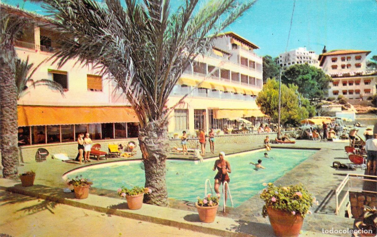 Postales: Postal de la Piscina del Hotel La Cala en Palma de Mallorca