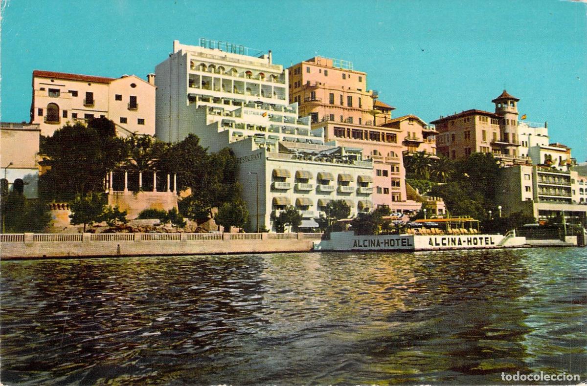 Postales: Postal Palma de Mallorca Paseo Mar&iacute;timo y Hoteles