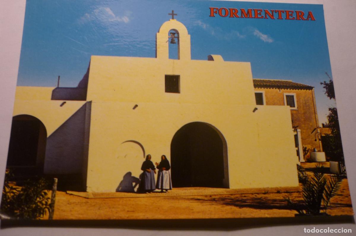 Postales: postal formentera .-iglesia pilar