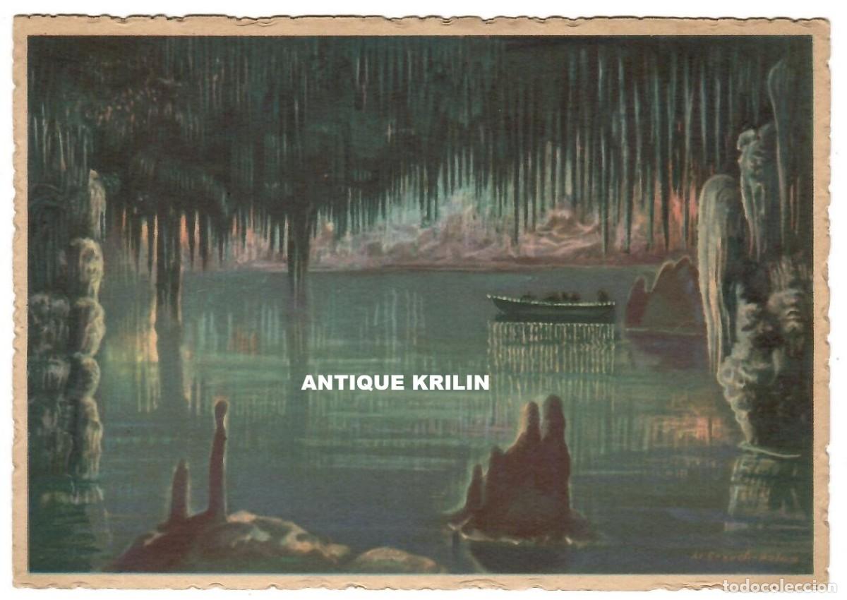 Postales: MALLORCA N&ordm; 7 CUEVAS DEL DRACH / FOTO BALEAR ARTITICAS E. ORSINGER / SIN FRANQUEAR