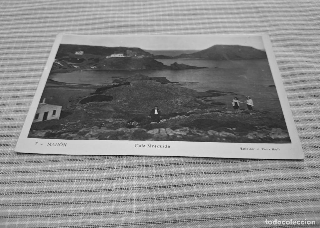 Postales: Postal antigua Menorca. Cala Mesquida. Pons