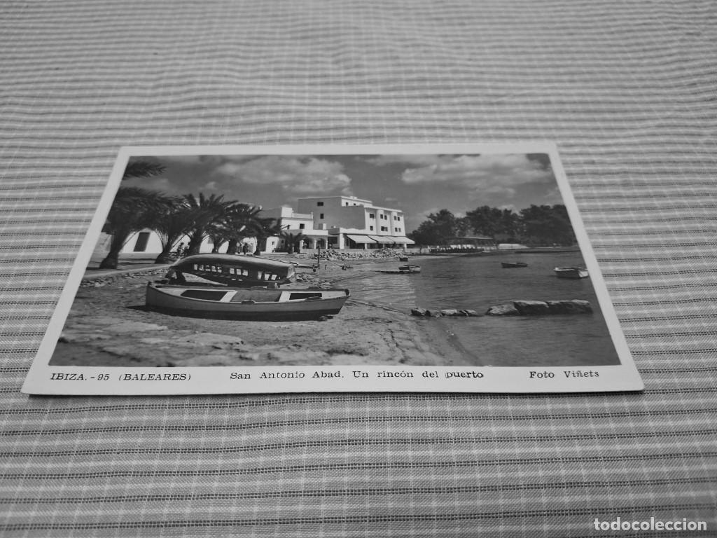 Postales: Postal antigua Ibiza. San Antonio. Rinc&oacute;n del Puerto. Vi&ntilde;ets 95