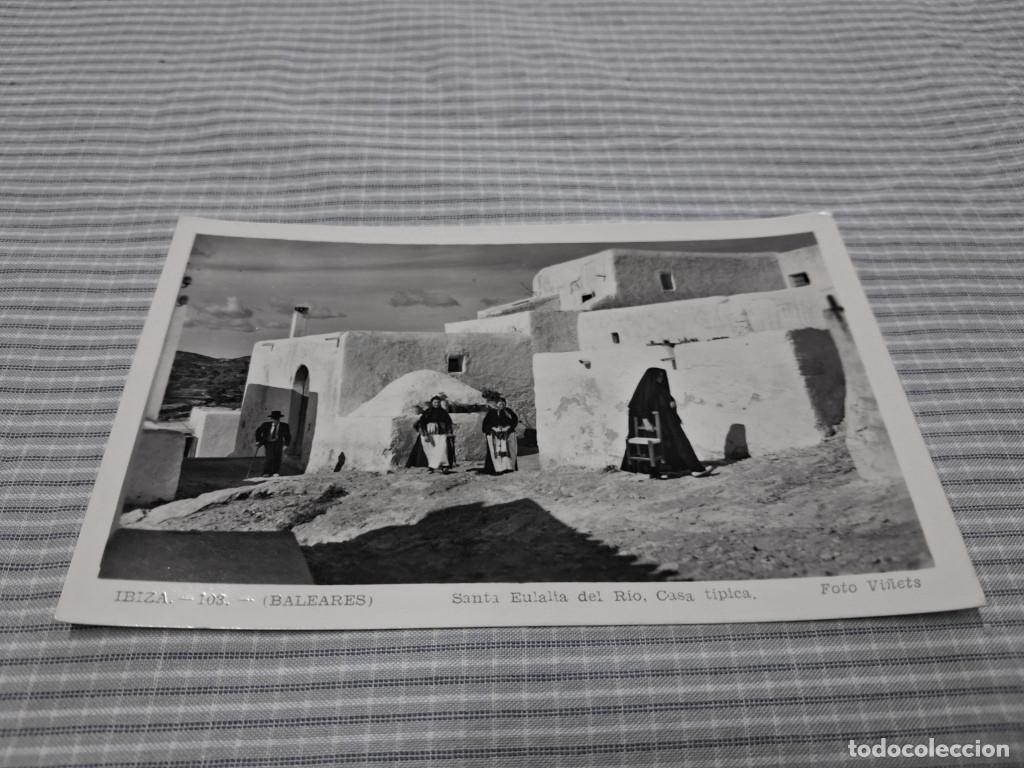 Postales: Postal antigua Ibiza. Santa Eulalia. Casa t&iacute;pica. Vi&ntilde;ets 103. Circulada