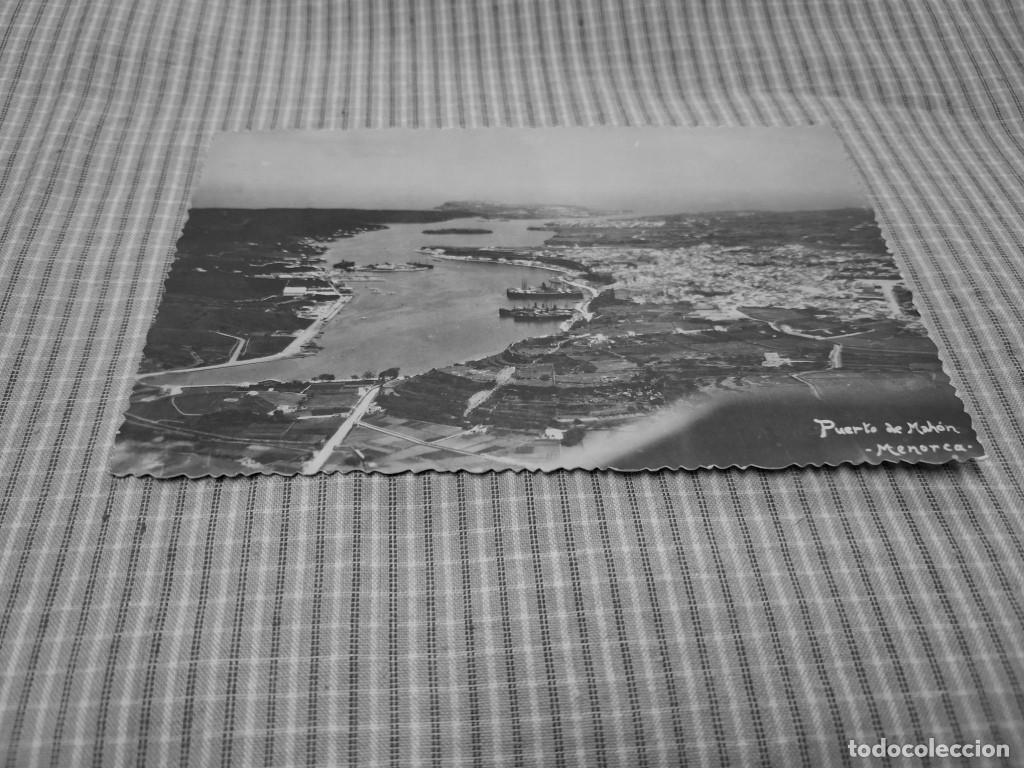 Postales: Postal fotogr&aacute;fica antigua Menorca. Puerto de Mah&oacute;n. Circulada