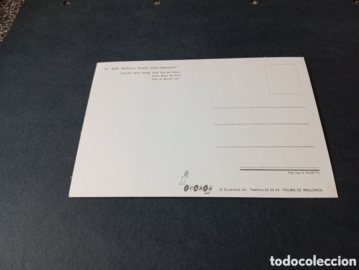 Postales: Postal cuevas de hams, Manacor - Foto 2