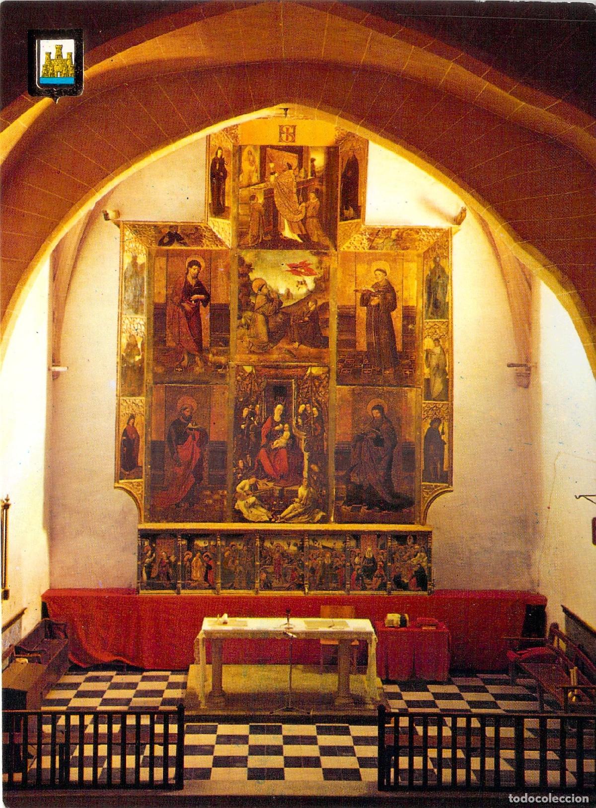 Postales: Postal Retablo de la Iglesia de Nuestra Se&ntilde;ora de Jes&uacute;s Ibiza