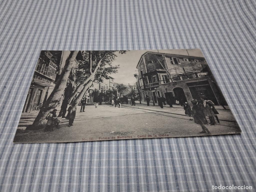 Postales: Postal antigua Mallorca. Calle de la Uni&oacute;n. A.M. N&ordm; 96