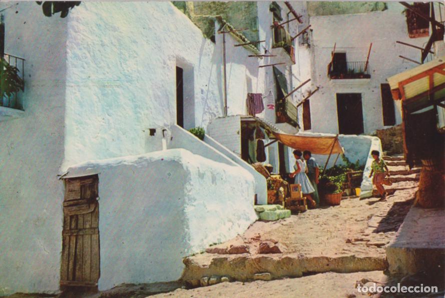 Postales: IBIZA (BALEARES) RINC&Oacute;N TIPICO EN D&rsquo;ALT VILA &ndash; FOTOCOLOR JOS&Eacute; M&ordf; SUBIR&Aacute; &ndash; CIRCULADA