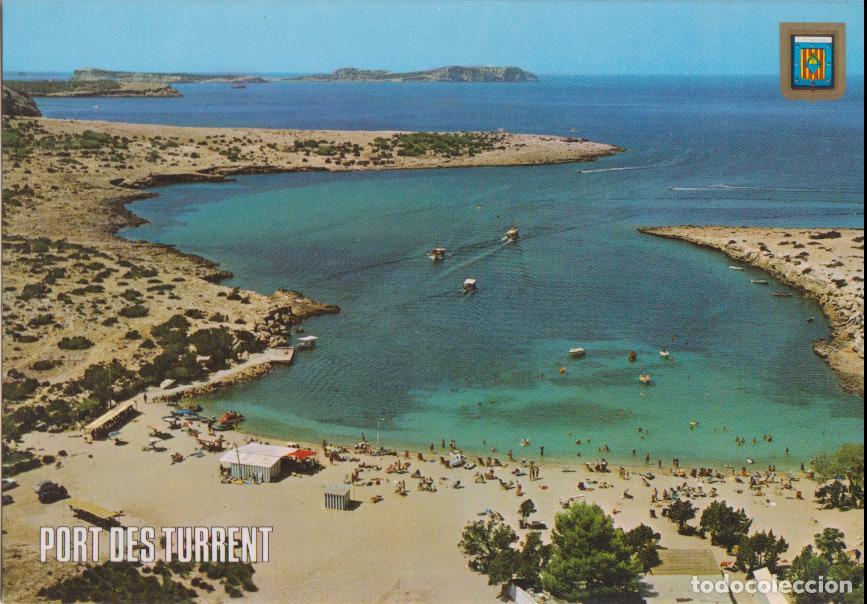 Postales: IBIZA, PORT DES TURRENT E ISLA CONEJERA &ndash; ESCUDO DE ORO N&ordm;89 A &ndash; S/C