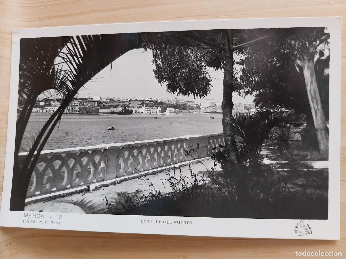 Postales: MAHON PUERTO ED R V PONS 12 SC ORIGINAL BN