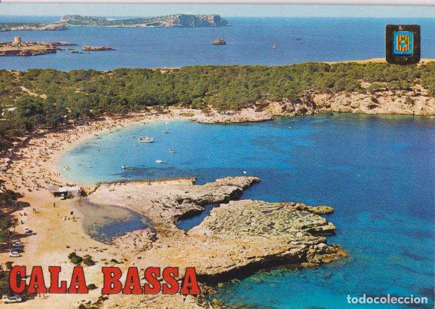 Postales: IBIZA, SAN ANTONIO ABAD, CALA BASSA &ndash; ESCUDO DE ORO N&ordm;259 &ndash; CIRCULADA