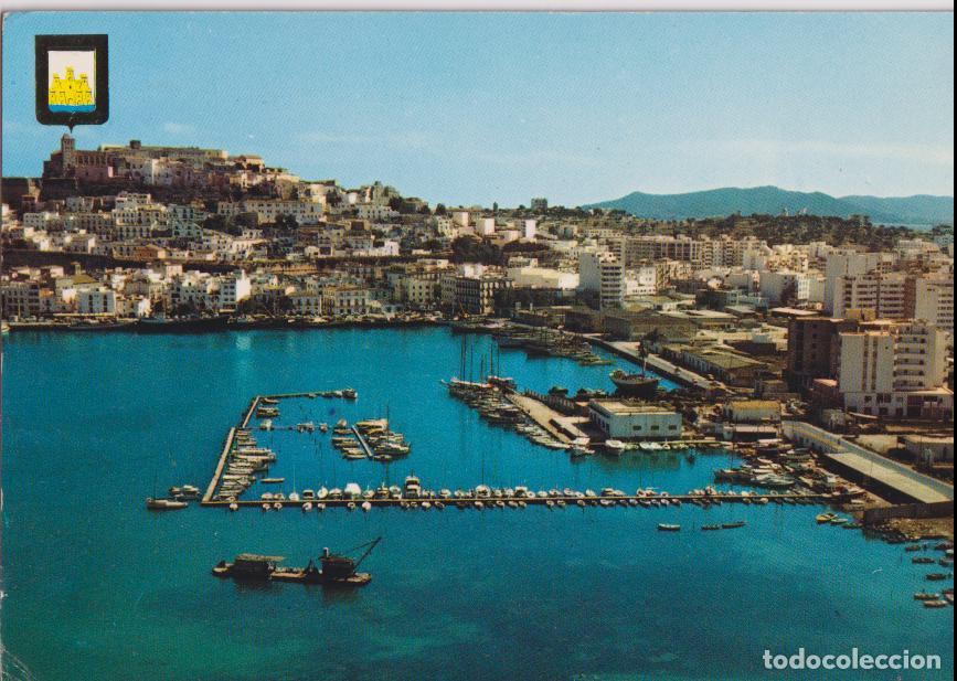 Postales: IBIZA, ISLA BLANCA, VISTA GENERAL &ndash; ESCUDO DE ORO N&ordm;174 &ndash; CIRCULADA