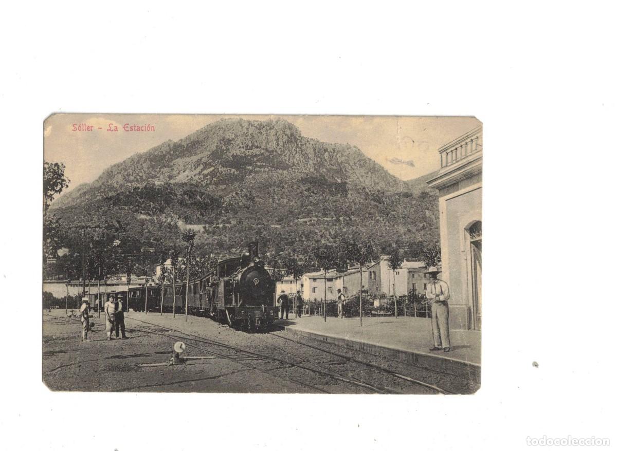 Postales: SOLLER. LA ESTACI&Oacute;N. TREN