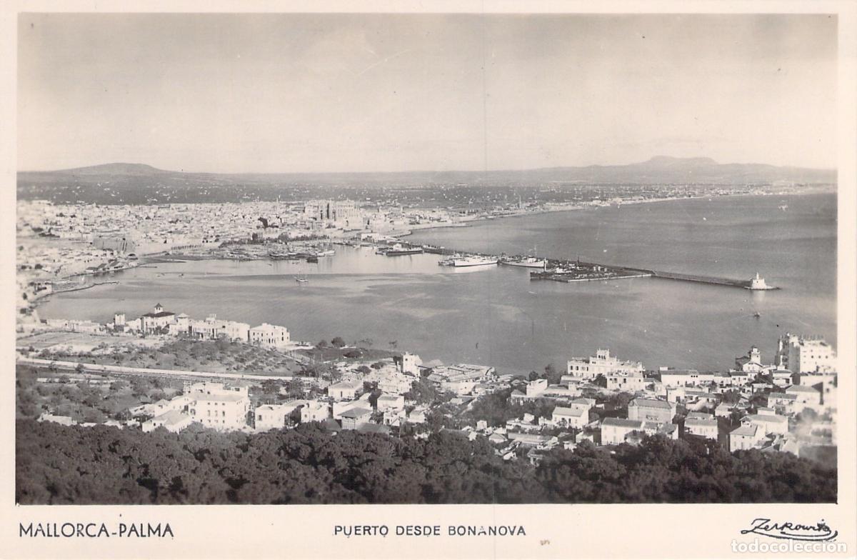 Postales: Postal de Palma de Mallorca - Vista del Puerto desde Bonanova