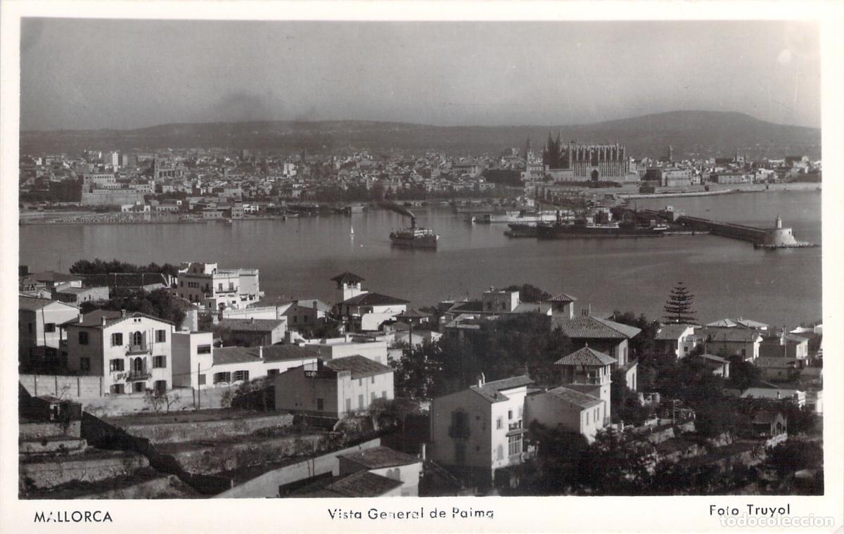 Postales: Postal Vista General de Palma de Mallorca y Puerto