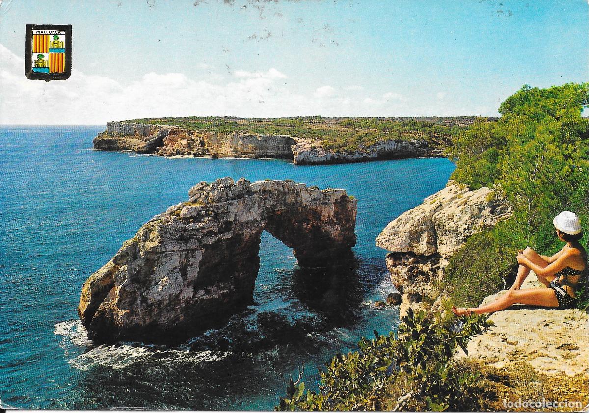 Postales: [POSTAL] Santa&ntilde;y. Mallorca (Baleares) A&ntilde;o 1965 (circulada)