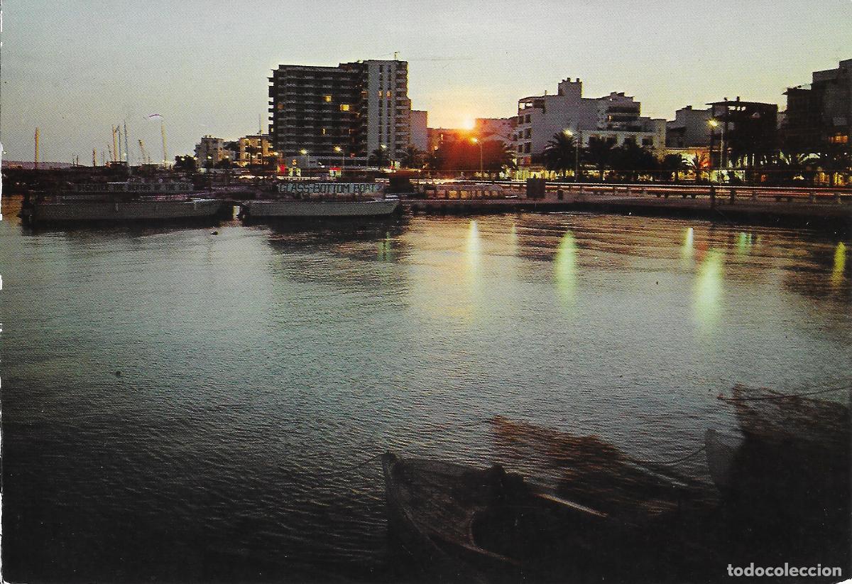 Postales: [POSTAL] Atardecer en la bah&iacute;a. San Antonio Abad. Ibiza (Baleares) (circulada)